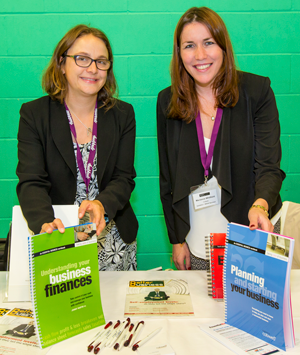 Marianne Whitfield (right) and Lucy Graves at #IEEC2015